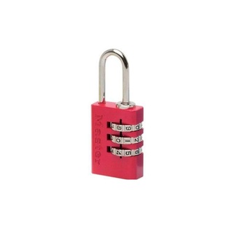 Lacat din aluminiu cu cifru, Masterlock, 7620EURDCOL, corp de 20mm, roz Lacat din aluminiu cu cifru, Masterlock, 7620EURDCOL, corp de 20mm, roz