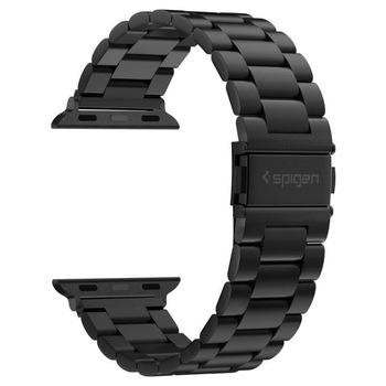 Curea otel inoxidabil Spigen Modern Fit compatibila cu Apple Watch 1/2/3/4/5/6/7/SE (42/44/45mm) Black Curea otel inoxidabil Spigen Modern Fit compatibila cu Apple Watch 1/2/3/4/5/6/7/SE (42/44/45mm) Black