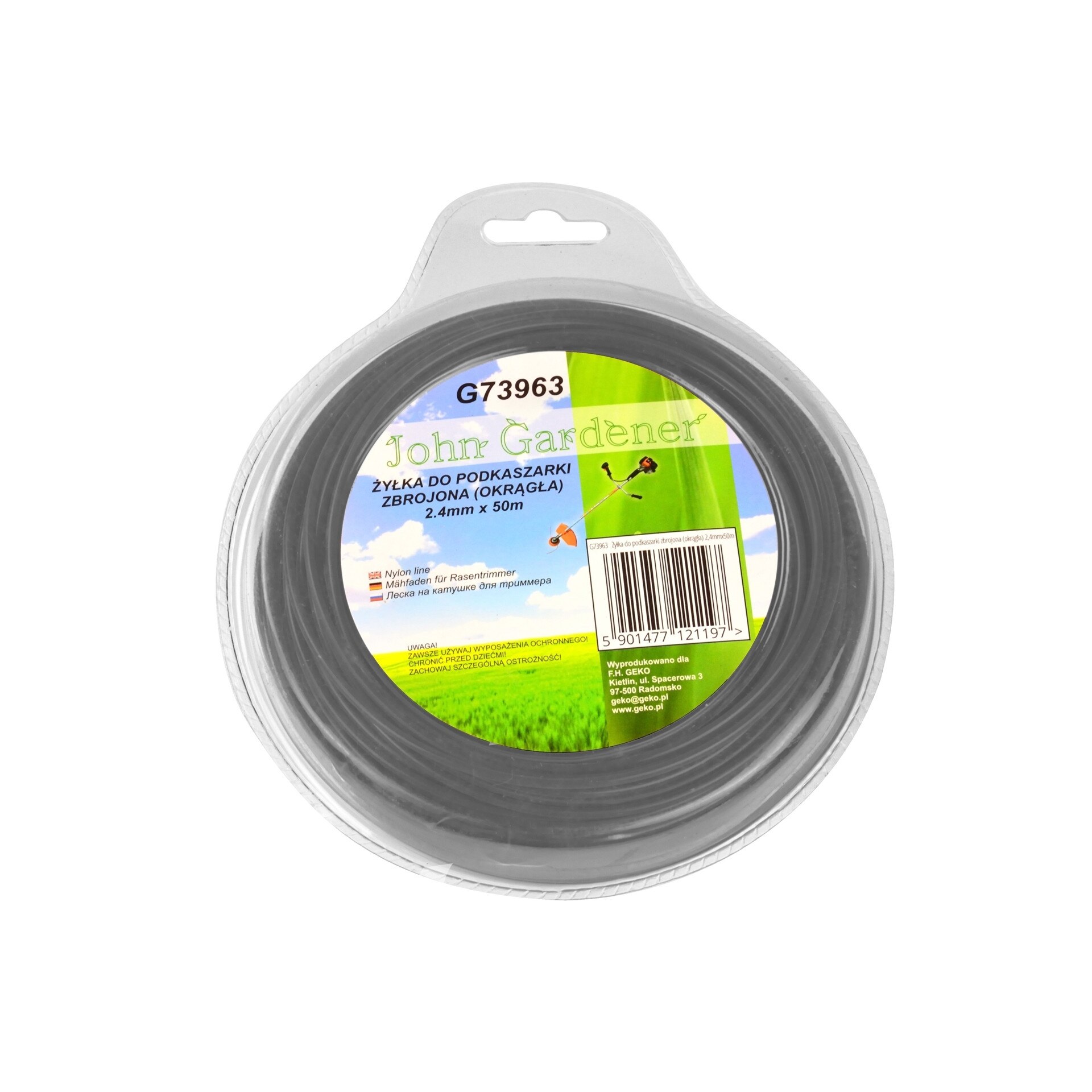 Fir taiere cu profil rotund 2.4mm x 50m, GEKO G73963