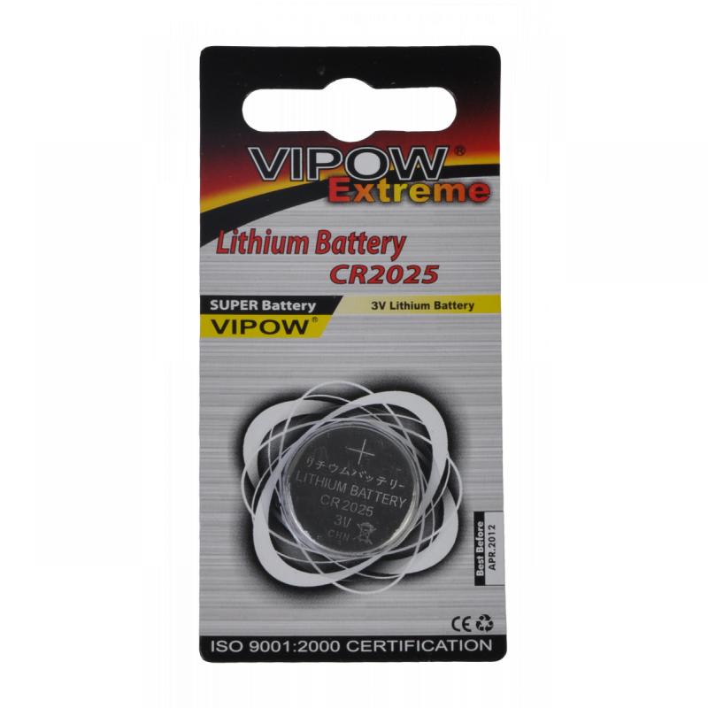 Baterie CR2025 Vipow Extreme litiu 3V 1buc blister