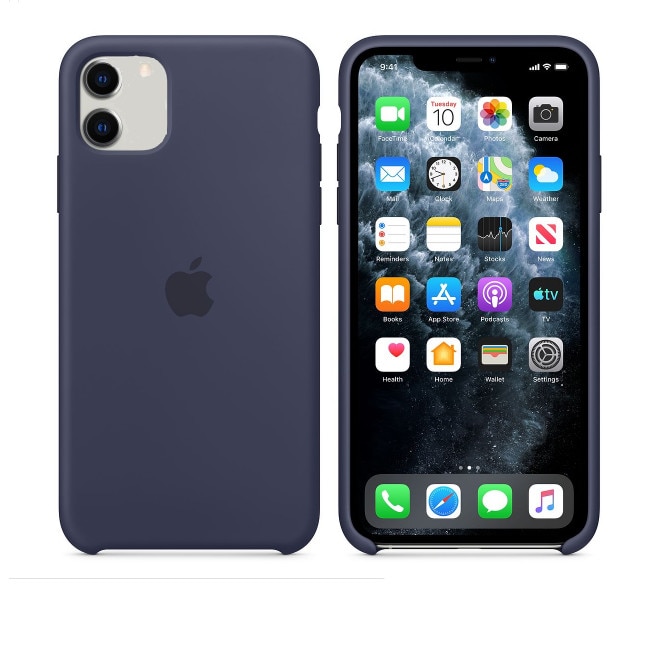 Husa de protectie pentru iPhone(Apple) 11 , Silicon, Midnight Blue