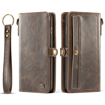 Husa iPhone 6 / 6S - CaseME, piele portofel, multifunctionala, buzunare carduri, bani, casti, chei, culoare Maro coffee Husa iPhone 6 / 6S - CaseME, piele portofel, multifunctionala, buzunare carduri, bani, casti, chei, culoare Maro coffee