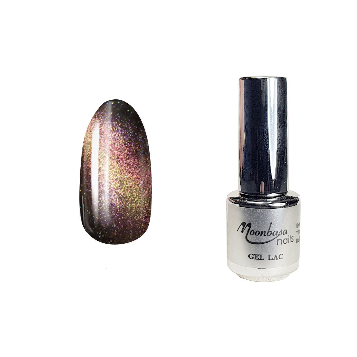 Gel UV Magic Eye, Moonbasanails, 760 Hydok, 4 ml, Multicolor