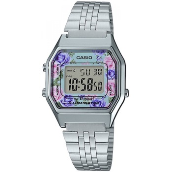 Ceas Casio Vintage Lady Steel Flowers LA-680WA-2C Ceas Casio Vintage Lady Steel Flowers LA-680WA-2C