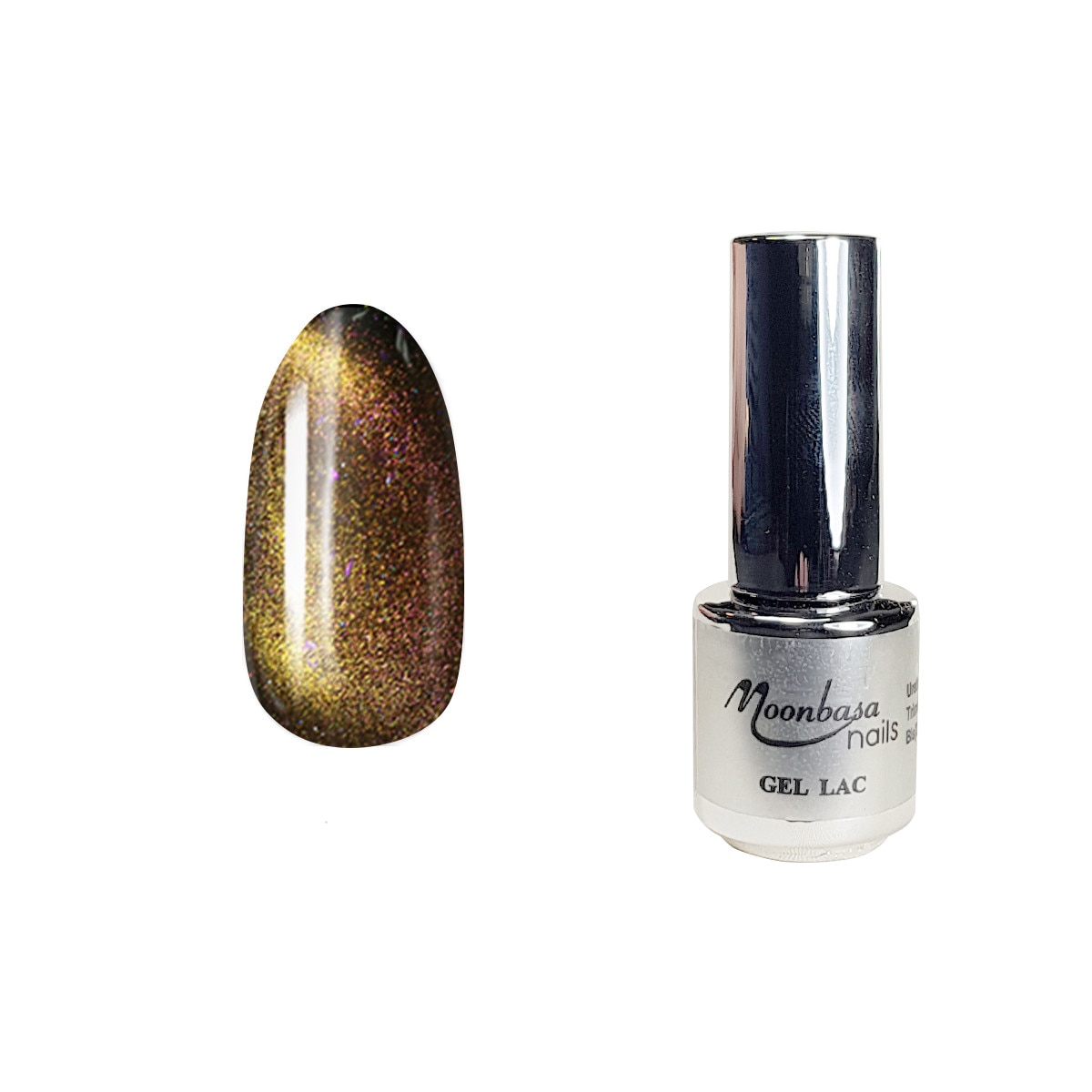 Gel UV Magic Eye, Moonbasanails, 761 Jupiter, 4 ml, Multicolor
