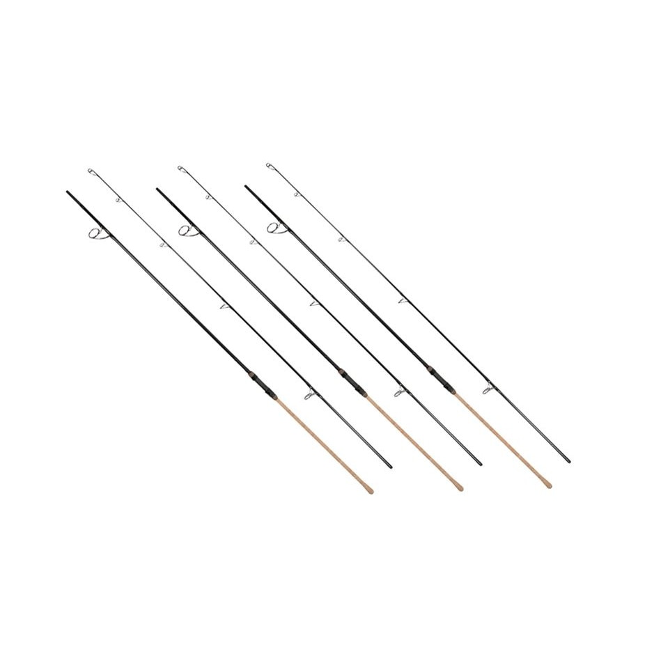 Set 3 Lansete pentru pescuit la crap Hermes II Crap din 2 segmente lungime 3.60 metri actiune 3.75lbs