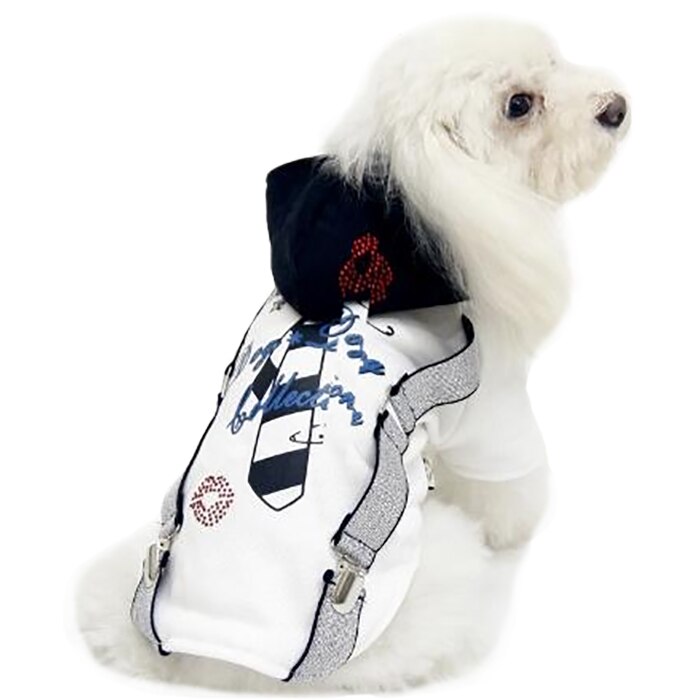 Hanorac Dog Dog Collection S402A, 45cm, Alb - eMAG.ro
