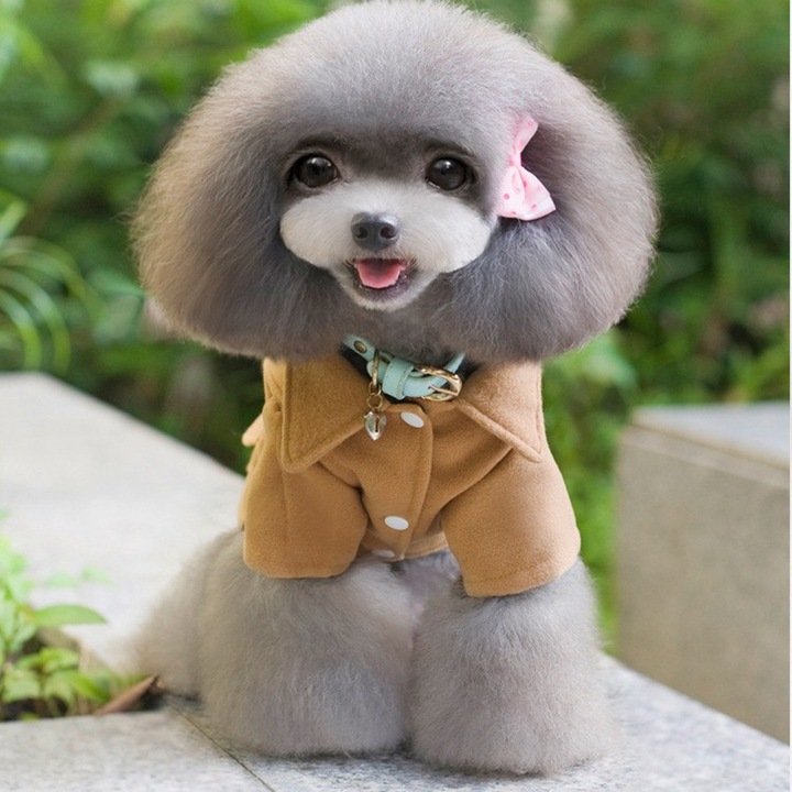 Palton Meiqi Collection MQ-DZ115, 41 - 44 cm, Crem