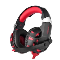 Casti Gaming Surround 7.1 Onikuma K2, LED, Rosu