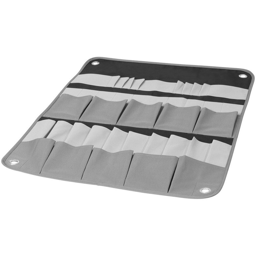 Organizator pentru unelte cu agatatoare, Stac by AleXer, TO01, 600D poliester, negru, gri, breloc inclus