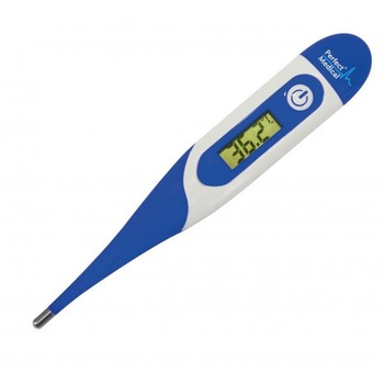 Termometru cu cap flexibil - Perfect Medical, Albastru Termometru cu cap flexibil - Perfect Medical, Albastru