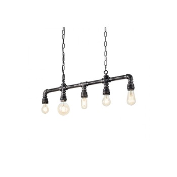 Lustra Plumber SP5, metal,vintage, Ideal Lux, 5*e27 Lustra Plumber SP5, metal,vintage, Ideal Lux, 5*e27