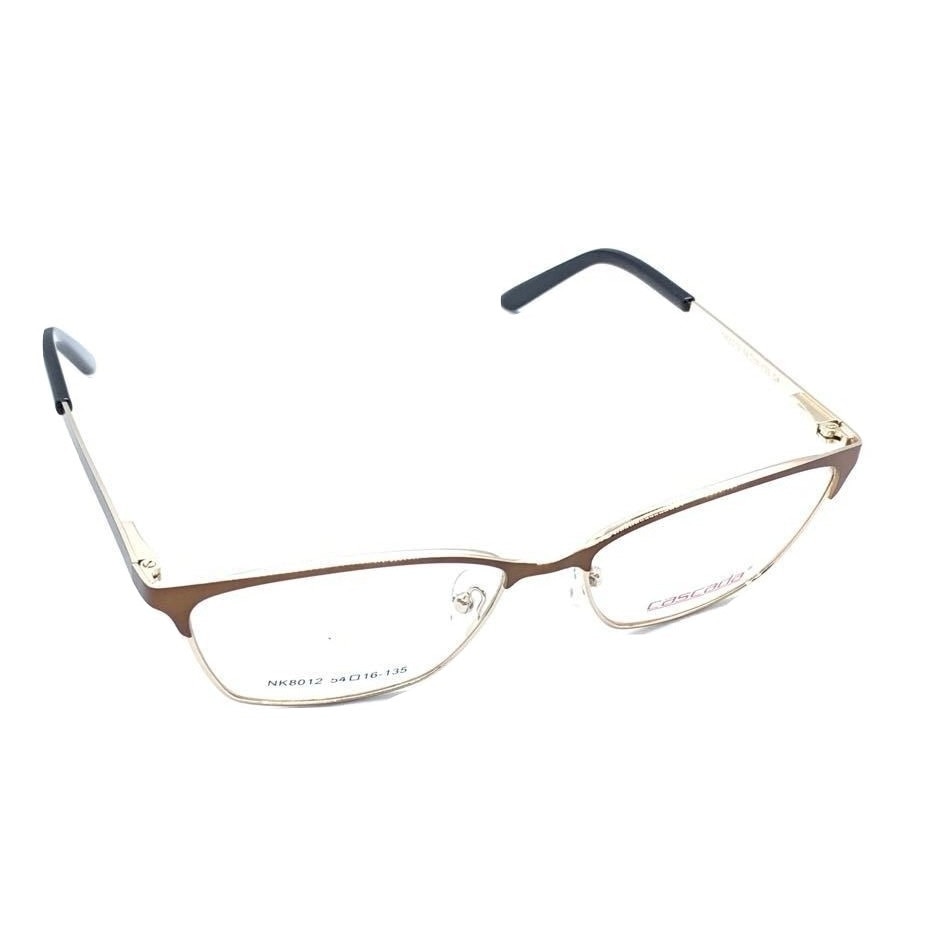 Rame ochelari de vedere, Cascada, Dama, NK8012, 54mm, Maro/Auriu
