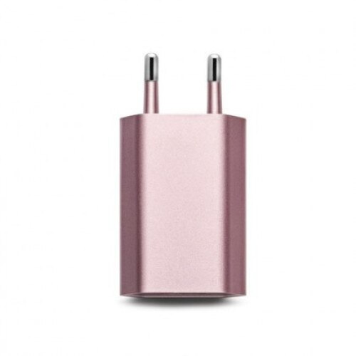 Adaptor priza usb iprotect 1a rose gold