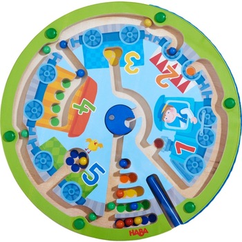 Joc labirint magnetic Tren, Haba, 2 ani + Joc labirint magnetic Tren, Haba, 2 ani +
