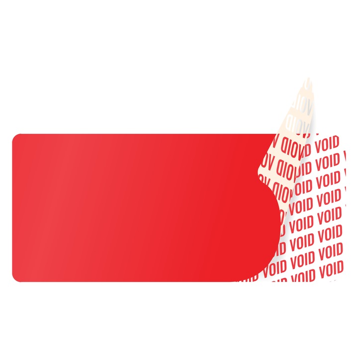 Etichete Autoadezive de Securizare VOID Rosii Format 45 x 20 mm 500 bucati