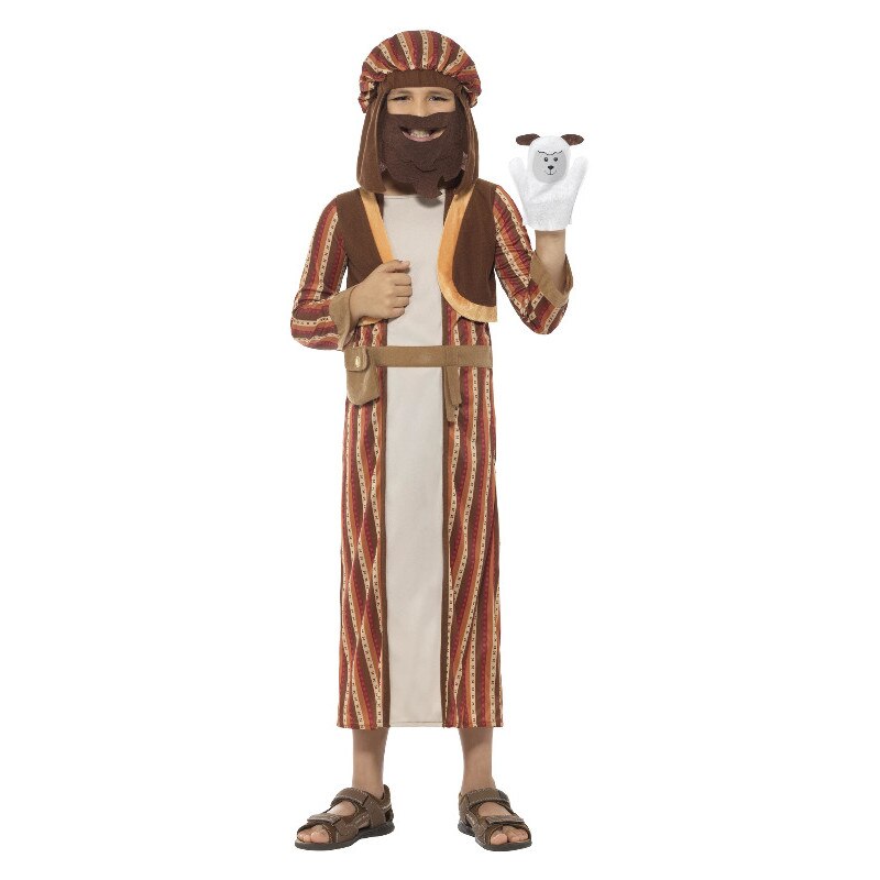 Costum Craciun, Bruno, pastor cu papusa, pentru copii 4-6 ani