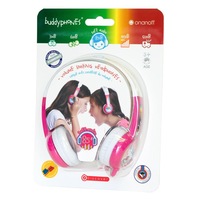 casti audio pentru copii cu volum limitat si autocolante buddyphones discover roz imagen 42_0_
0
