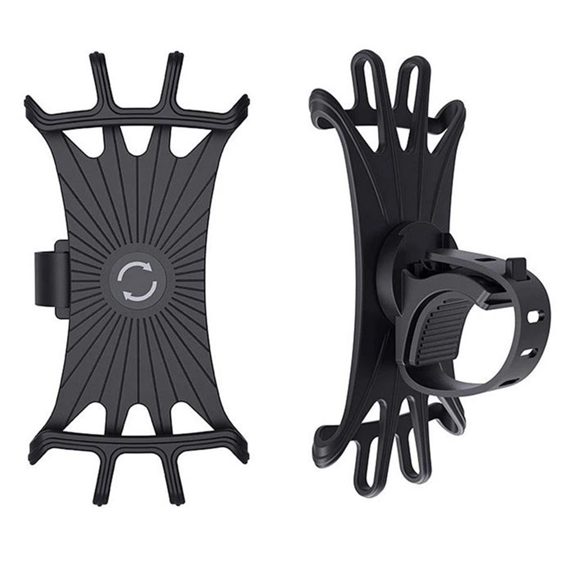 Suport rotativ 360⁰ pentru telefon mobil universal 7 in1 pentru bicicleta, motocicleta, carucior bebe