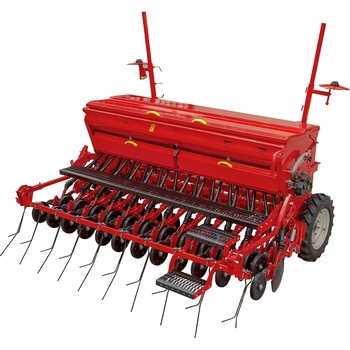 Semanatoare universala de plante paioase Bufer, 4 m, cu roti de tasare, eradicator urma, scormonitori, buncar de fertilizare, greutate 1350 kg Semanatoare universala de plante paioase Bufer, 4 m, cu roti de tasare, eradicator urma, scormonitori, buncar de fertilizare, greutate 1350 kg