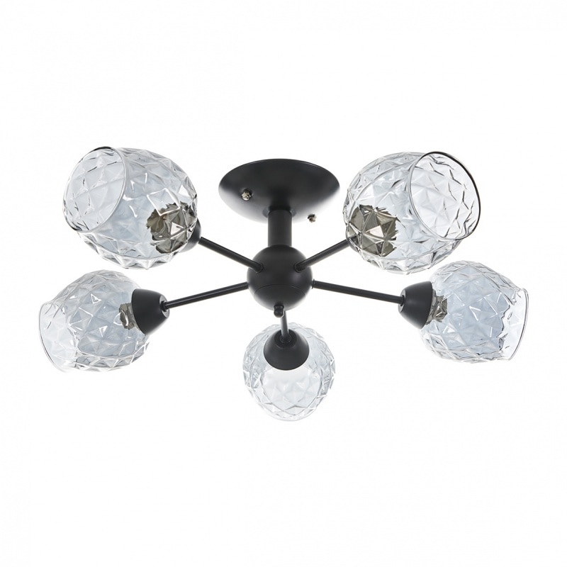 Lustra, Negru, 5x40w, 2012/5 bk