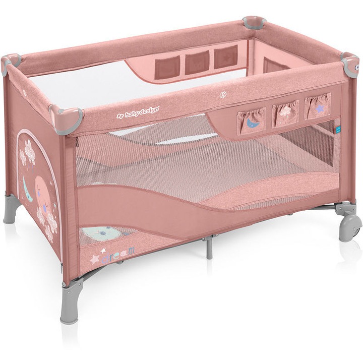 Baby Design Dream Regular multifunkciós utazóágy - 08 Pink 2019
