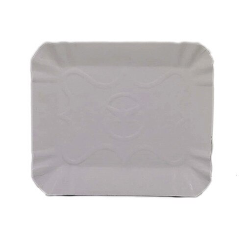 Tavita alba din carton laminat, T10, SET 100buc