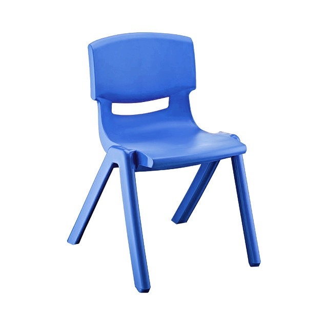 Scaunel copii after school DJAMBO 34x42x58cm ALBASTRU inchis