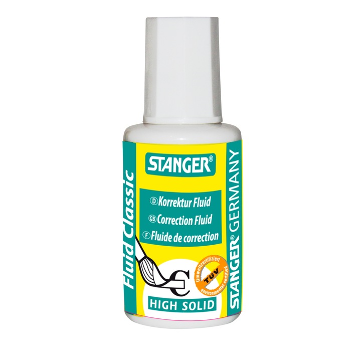 Corector Fluid Stanger Classic cu pensula 18ml