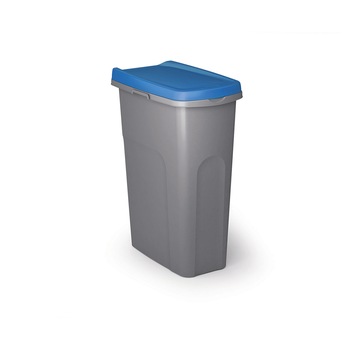 Cos gunoi modular, 15 litri, Home Eco, gri si albastru Cos gunoi modular, 15 litri, Home Eco, gri si albastru