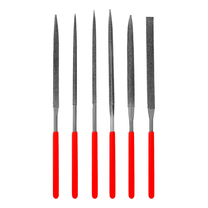 Комплект пилички диамантени MTX, 140 х 70 х 3 mm, 6 бр