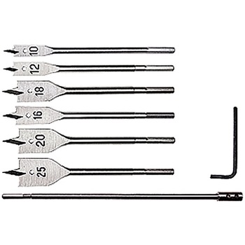Set burghiuri de lemn,10-12-16-18-20-25 mm, 6 buc., prelungitor 300 mm, coada cu 6 pereti// MTX Set burghiuri de lemn,10-12-16-18-20-25 mm, 6 buc., prelungitor 300 mm, coada cu 6 pereti// MTX