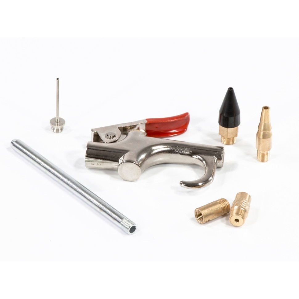 Set pistol pneumatic de epurare cu 6 accesorii// MTX