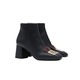 Botine din piele Pollini, Bleumarin inchis, 39 EU