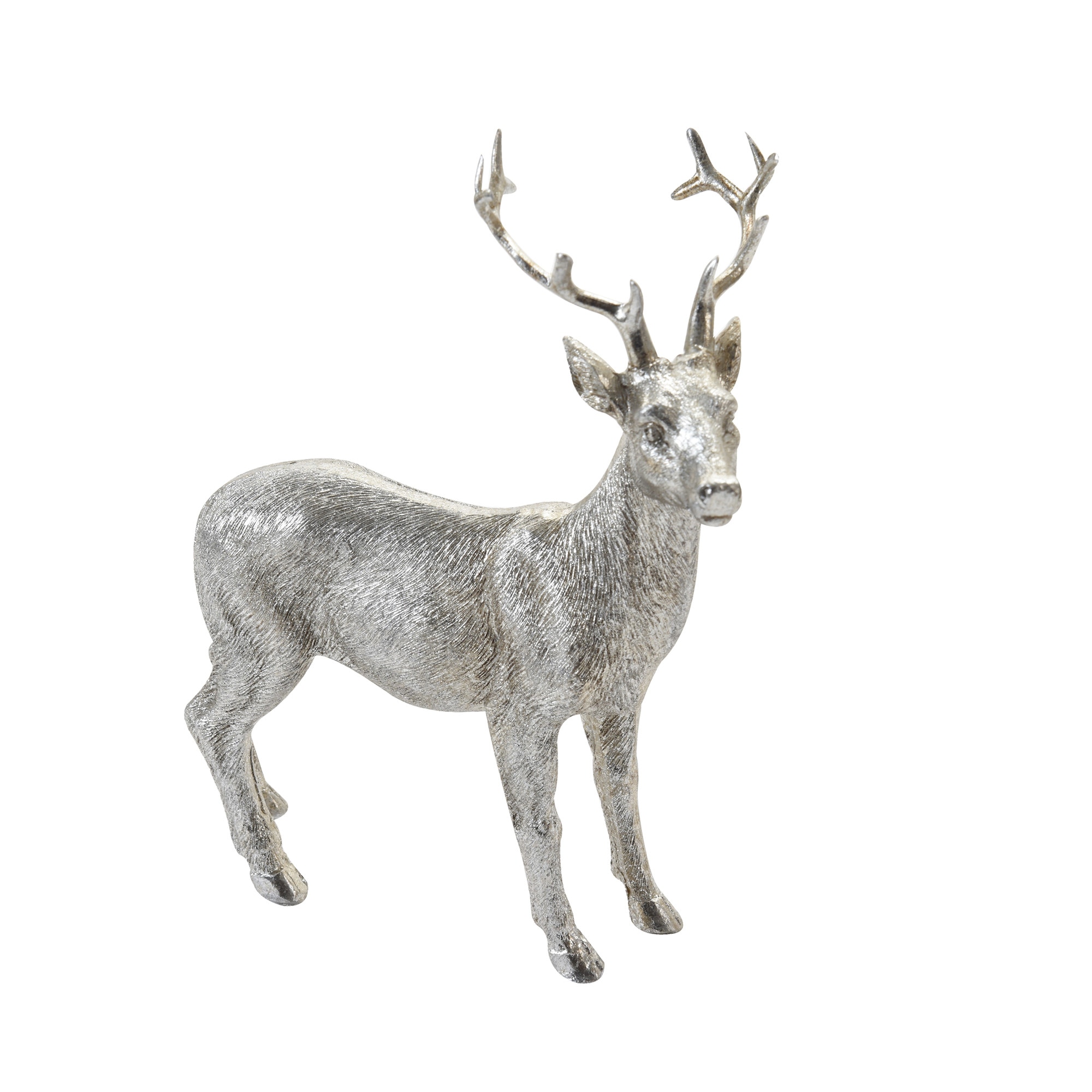 Figurina, ren, argintiu, 16 cm