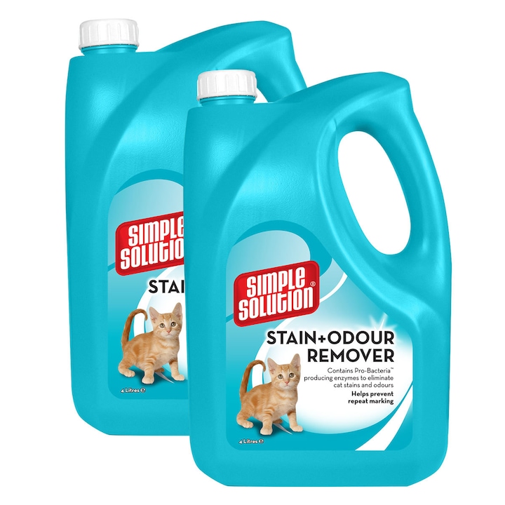 Спрей за котки Simple Solution Stain & Odour Remover против петна и миризми, 4 л