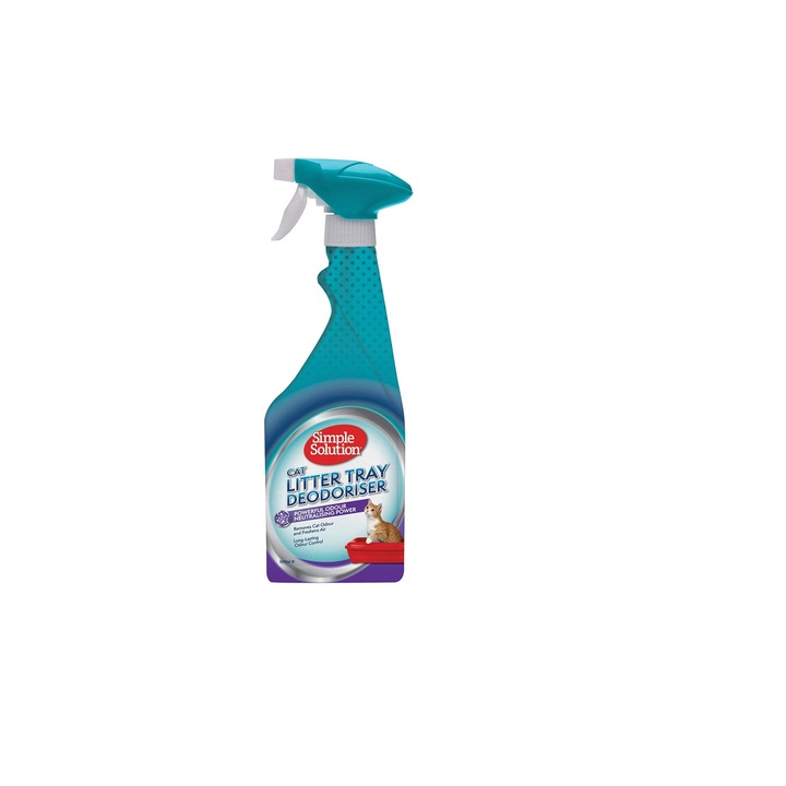 Spray anti-miros pentru asternut pisici, Simple Solution, 500 ml