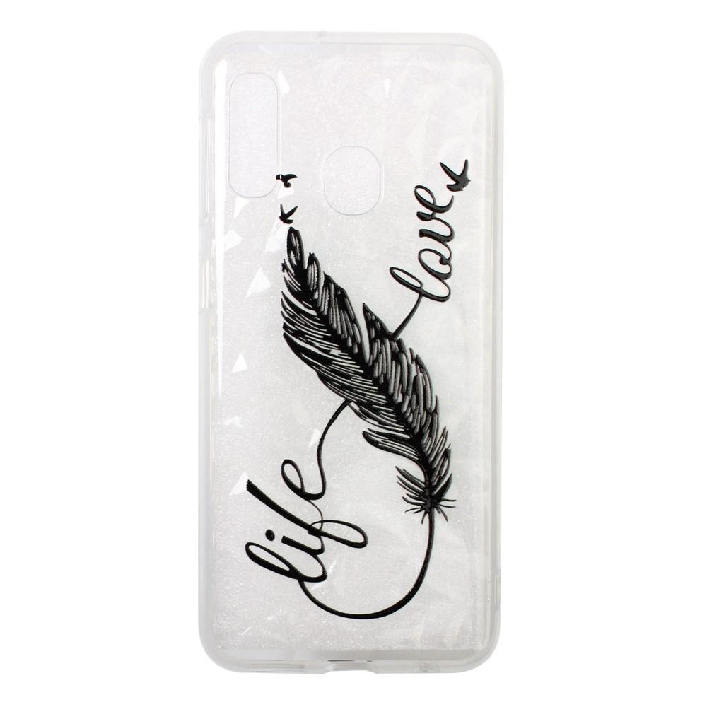 Husa Samsung Galaxy A20e model Love Life,TPU, Antisoc, Viceversa