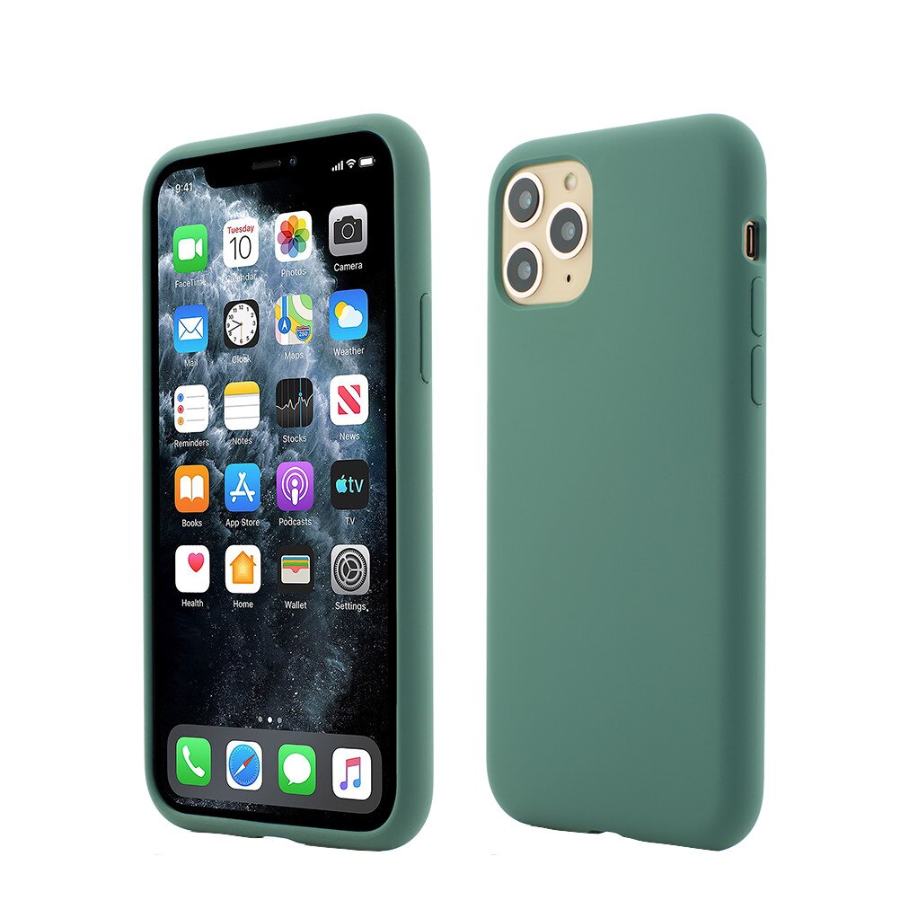 Husa iPhone 11 Pro Max Vetter Clip-On Soft Touch Silk Series Green