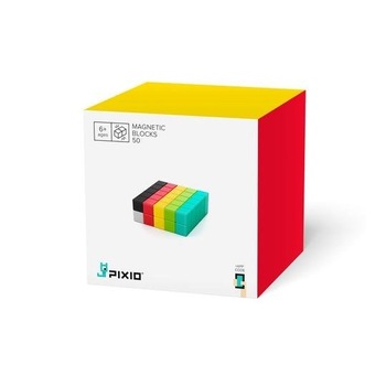 Set joc constructii magnetice PIXIO-50, 50 piese, aplicatie gratuita iOS sau Android Set joc constructii magnetice PIXIO-50, 50 piese, aplicatie gratuita iOS sau Android