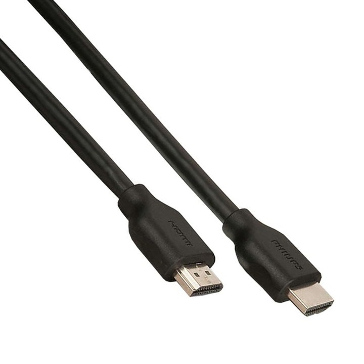 Cablu HDMI, Philips, Cu Ethernet, 1.5 m, Negru