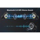 Casti fara fir, UiiSii, Bluetooth, Negru