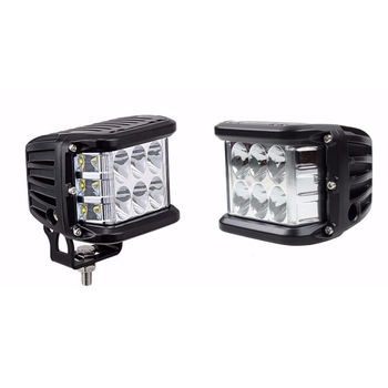 Set 2 bucati Lampa auto/universala LED cu Halogen, 60 W, 10 cm Set 2 bucati Lampa auto/universala LED cu Halogen, 60 W, 10 cm