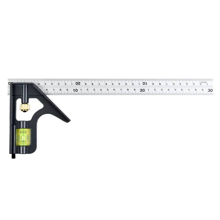 Proline Alumínium kapcsoló, Metrikus mérleg és vízmérték, 300 mm