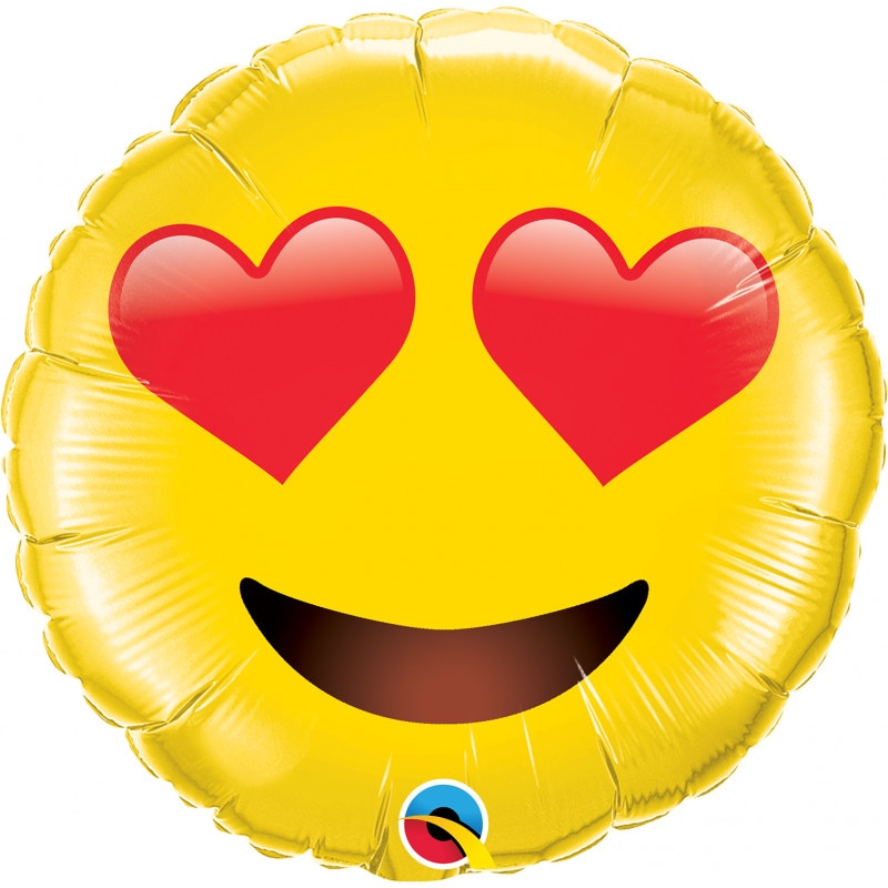 Balon folie jumbo Smiley Face - 71 cm, Qualatex 97541