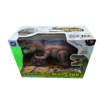 Jucarie dinozaur cu radiocomanda cu lumini si sunete F181 Jucarie dinozaur cu radiocomanda cu lumini si sunete F181