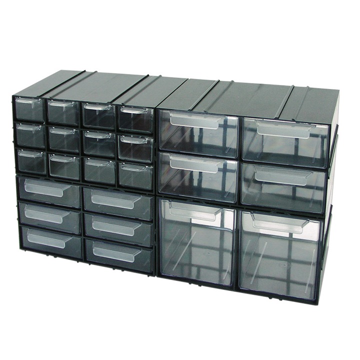 Dulap Plastic Diversificat 230x125x140mm / 12 Sertare