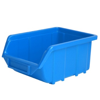 Cutie depozitare plastic Polonia, 221 x 350 x 165 mm, albastru Cutie depozitare plastic Polonia, 221 x 350 x 165 mm, albastru