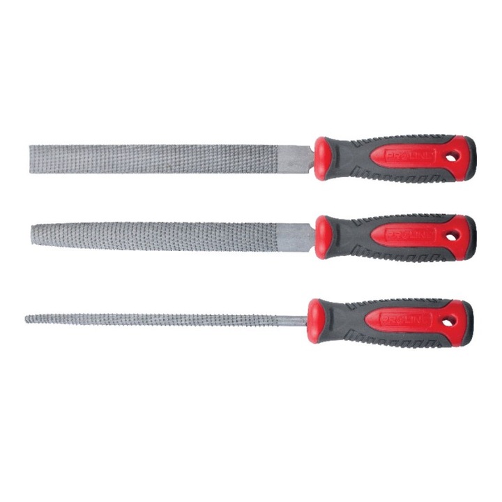 Set Raspile Cu Maner Bimaterial 200mm - 3p