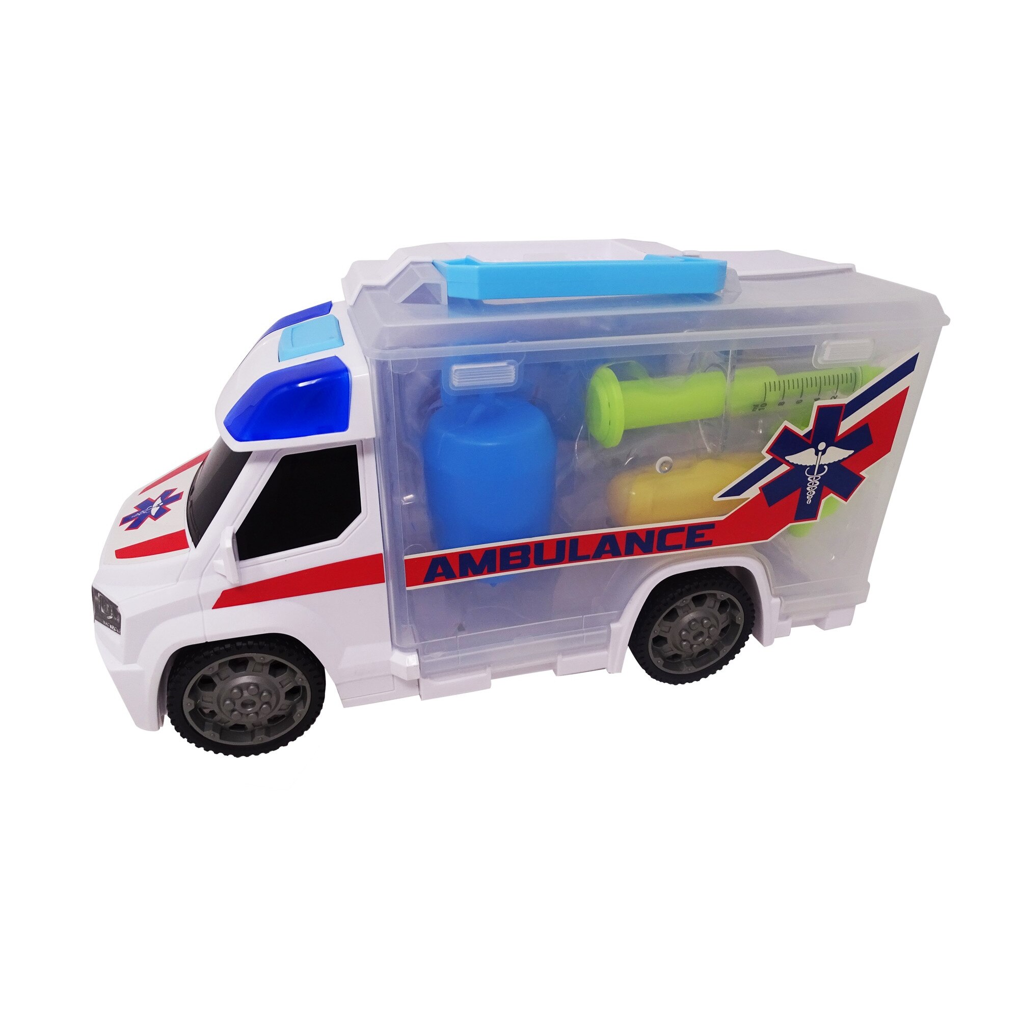 Camion Ambulanta cu Sunete, Lumini si Accesorii Medicale